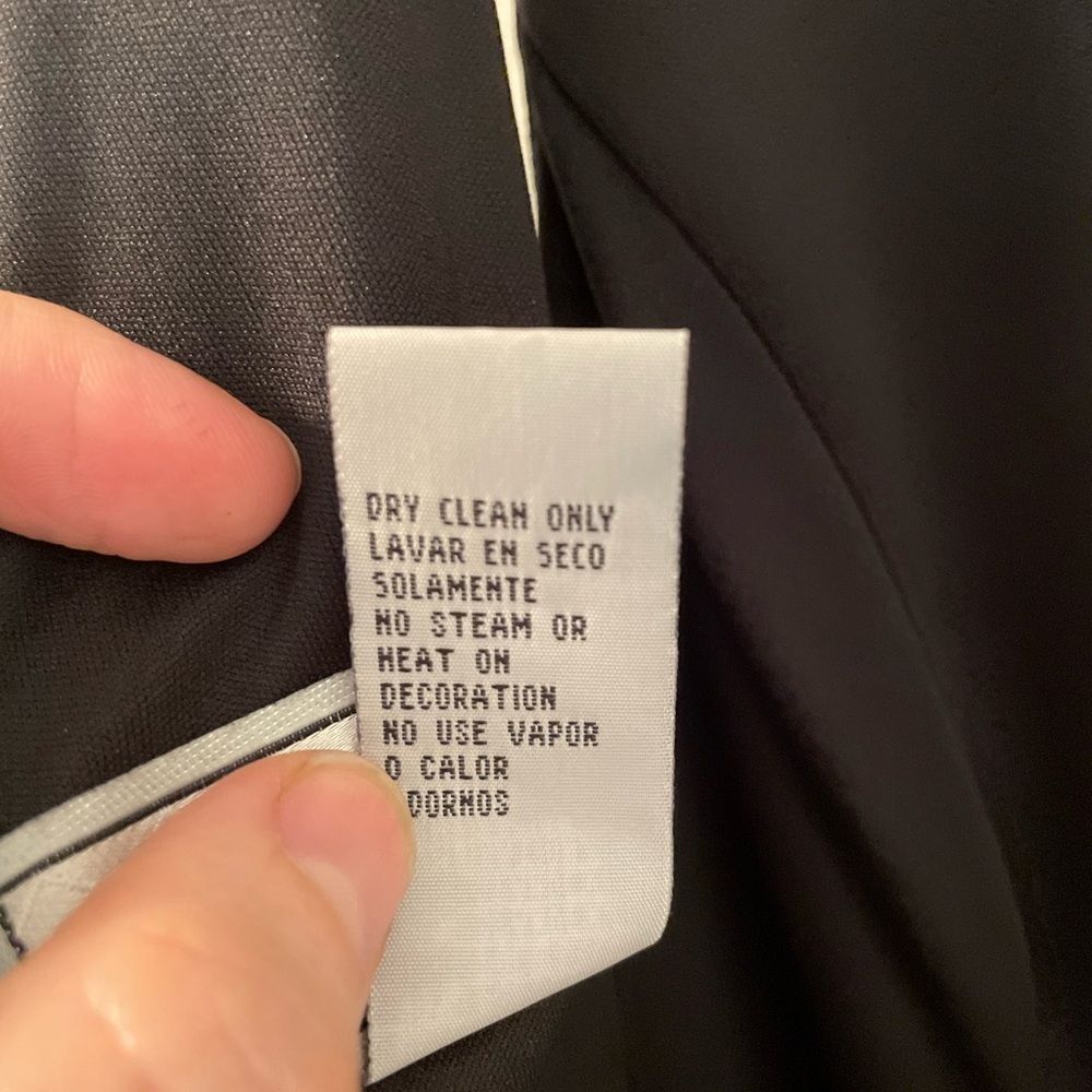 NWT Vintage Y2K Eliza J Black Sheath Velvet  3 tier Ruffle Silk Cocktail Dress - Picture 7 of 8